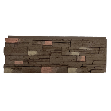 Himalayan Brown: Country Ledgestone Flat Panel: 15 1/2